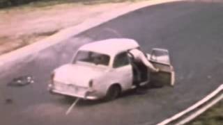 Nurburgring Nordschleife Crashes 1970 at Adenauer Forst NEW  More crashes [upl. by Llerraf415]