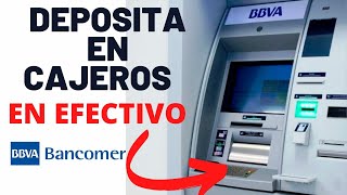 Como depositar efectivo en cajero Bancomer [upl. by Stiegler]