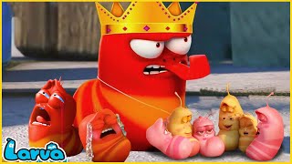 LARVA  THE KING  CARTOON MOVIE FOR LIFE THE BEST OF CARTOON  HILARIOUS CARTOON COMPILATION [upl. by Adirehs900]