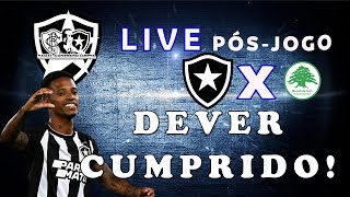 LIVE ALVINEGRA RAIZ  CAMPCARIOCA PÓS JOGOBOTAFOGO X BOA VISTA [upl. by Coopersmith]