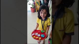 Kidzee Nursery  Diya Thali Decoration Competition  Credible World School amp Kidzee Pithampur [upl. by Dilly]