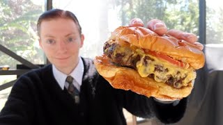 Arbys NEW Deluxe Wagyu Steakhouse Burger Review [upl. by Nadoj]