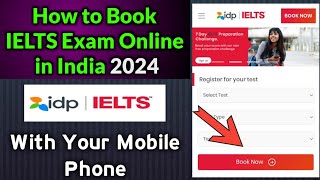 How To Book Ielts Exam Online In India  Book Ielts Test Idp  Ielts exam registration process 2024 [upl. by Isacco21]