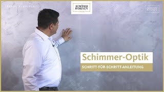 Hingucker zuhause mit schimmernden Wänden  Trendstruktur SchimmerOptik [upl. by Akit15]