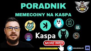 🚀 KASPA MEMY  Poradnik  Mintowanie handlowanie [upl. by Lehacim]