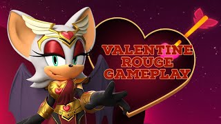 Valentine Rouge gameplay  Sonic Forces  Speed Battle [upl. by Eirallih]