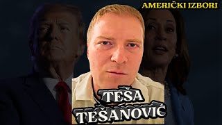 TEŠA TEŠANOVIĆ  IZBORI USA  Vanja Elez Podksat [upl. by Euqinomod]