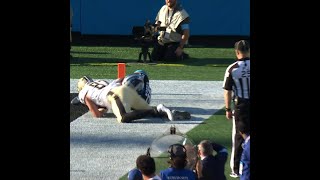 Foster Moreau catches for a 17yard Touchdown vs Carolina Panthers [upl. by Attolrac]