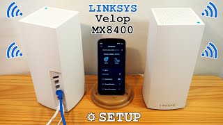 Linksys Velop MX8400 mesh WiFi 6 system • Unboxing installation configuration and test [upl. by Aikas]