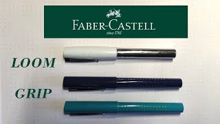 Faber Castell Loom e Grip penne stilografiche [upl. by Henke]