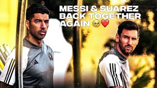 Messi And Suarez Are Back At Training Together Again ❤️😬 [upl. by Ailedo]