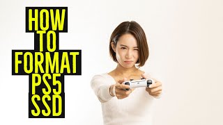 How to Format PS5 SSD  PS5 SSD Initial Setup [upl. by Hesper]