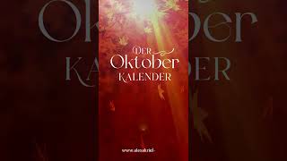 Der Oktober Kalender oktober2024 oktober engel [upl. by Bolitho]