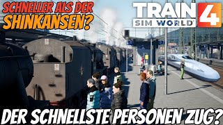 Der schnellste Personen Zug der Welt Kann man den Shinkansen schlagen  TSW 4 [upl. by Gorski54]