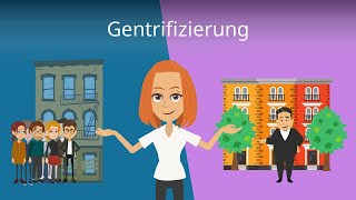 Gentrifizierung einfach erklärt  Studyflix [upl. by Ahsitauq]