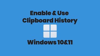 How to Use Clipboard History in Windows 1011  Boost Productivity 2024 [upl. by Lowrance]