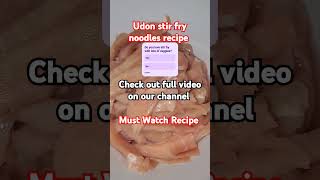 Udon Stir Fry Noodles  My Healthy Dish cant make enough asiannoodles recipe noodlelove [upl. by Annawad]