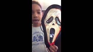 GhostFace Bleeding Mask Costume UNBOXING GangGang [upl. by Othello]