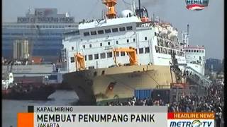 Kapal Sirimau Miring Penumpang Panik [upl. by Eimac]