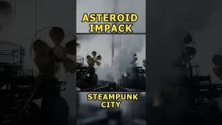 Asteroid vs Steampunk city [upl. by Evadne272]