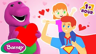 Hooray for Moms and Dads  Appreciation for Kids  More Barney Nursery Rhymes and Kids Songs [upl. by Elrak174]