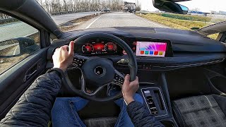 2021 VW Golf 8 GTD  pov test drive [upl. by Wardieu]