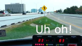 Running radar on a busy highway [upl. by Devin]