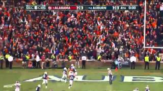 Alabama Missed Field Goal Returned for Auburn Game Winning Touchdown [upl. by Aieka]