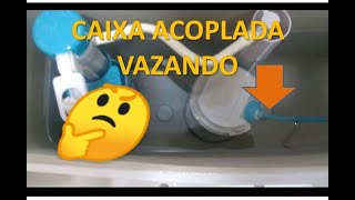 Como Resolver Vazamento no Vaso Sanitário com Caixa Acoplada [upl. by Rebmak]