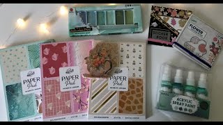 kleiner Action Haul mit Neuheiten rund ums Basteln mit Papier [upl. by Truman]