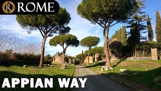 Rome guided tour ➧ Appian Way 4K Ultra HD [upl. by Nadaba806]