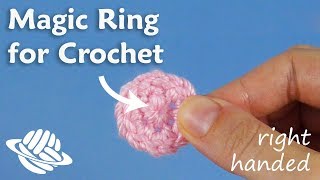 Magic Ring for Crochet righthanded version [upl. by Assirek]