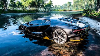 Lamborghini Centenario  Forza Horizon 5  Steering Wheel Gameplay [upl. by Hillhouse]