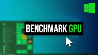 How to Benchmark Your GPU on Windows 10 [upl. by Lillith846]