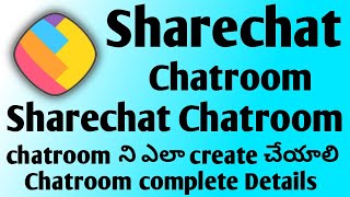 How To Create Chatroom in Sharechat AppCreate Sharechat chatroomSharechat update [upl. by Gnilyarg]