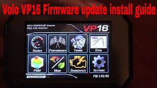 Volo VP16 firmware update install guide [upl. by Adaner]