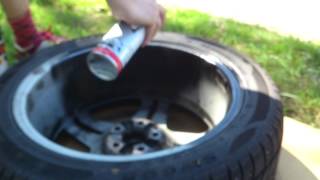 Spraying your rims with a spray can matte black [upl. by Negam478]