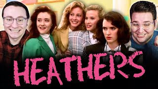 WE WATCHED HEATHERS AND LICKED IT UP BABY REACTION MOVIE COMMENTARY [upl. by Ahsilahk317]