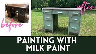 How to Paint Blend and Seal Using Sweet Pickins Milk Paint  IOD Transfers [upl. by Giavani]