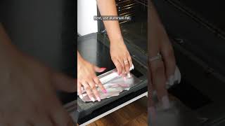 You can clean the oven with aluminum foil [upl. by Niloc]