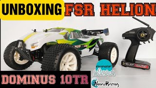 UNBOXING  FSR HELION DOMINUS 10TR TRUGGY 110 4X4 BRUSHLESS RTR [upl. by Nala757]