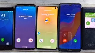 Incoming call Xiaomi Redmi 4X Galaxy S9Galaxy S10e Honor 8A Samsung Galaxy S5 mini ♥️ [upl. by Nerita]