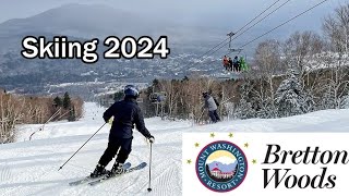 Skiing at Bretton Woods  March 2024  Carroll New Hampshire [upl. by Artaed]