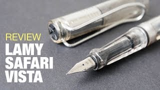 Artist Review Lamy Safari Vista Fountain Pen [upl. by Redlac48]