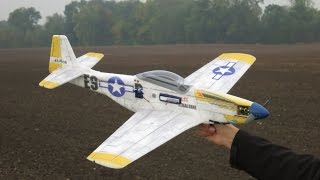 Hacker Model P51 Mustang maiden flight [upl. by Aneeres]