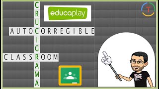 Cómo hacer un crucigrama online en Google Classroom con educaplay [upl. by Barby29]