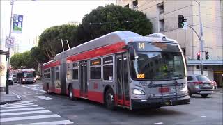 MUNI San Francisco Trolleybuses [upl. by Anej]