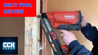 HILTI GX 90WF Framing Nail Gun Review Cordless First Fix Gas Nailer [upl. by Yditsahc406]