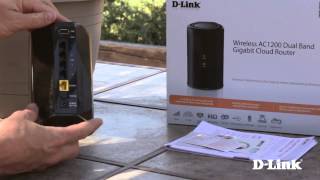 DLink  DIR860L Wireless AC 1200 Dual Band Gigabit Cloud Router [upl. by Cope]