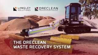 Cleaning under conveyors  The Oreclean Waste Recovery System [upl. by Kassie462]